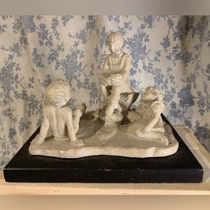 VTG 1980 Austin Productions Reproduction Statue Story Time by Patrice Hannon